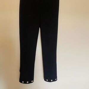 Joseph Ribkoff blank pants with silver cutout detail size 6